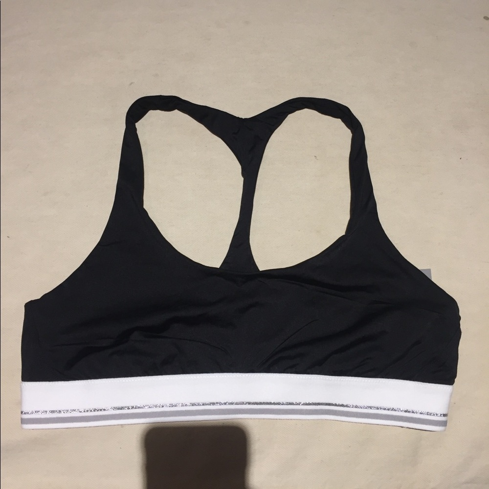 black bralette